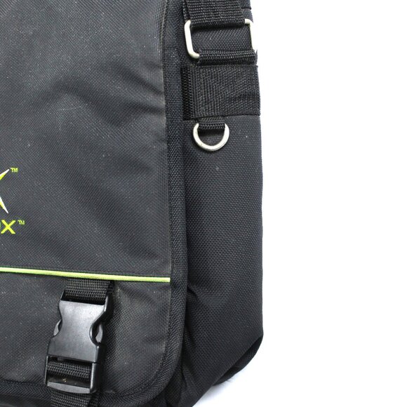 XBOX Microsoft Official Vintage Black Stuffalon Fabric Carrying Case Travel Bag - Picture 3 of 9